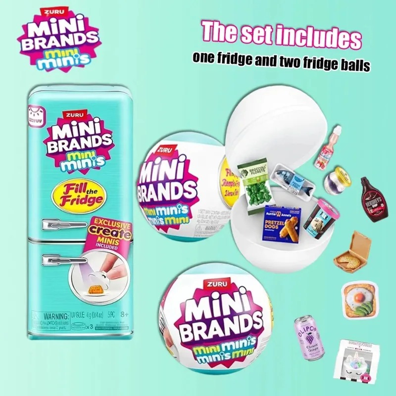 Ornament Ball Set - ZURU Mini refrigerator set mini brand