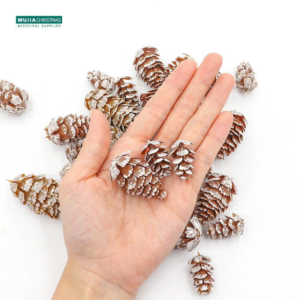 Christmas Wreath Fake - 24Pcs Christmas Fake Pine Cones Xmas