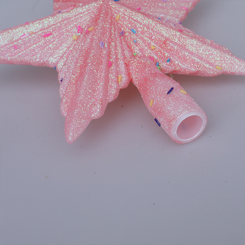 Star Tree Topper - Christmas Pink Pentagon Top Star Tree
