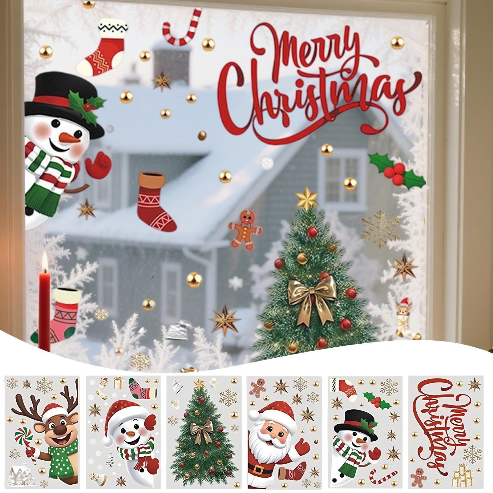 Christmas Window Decorations H - Snowflake Window Decal incelemesi ve fiyatı