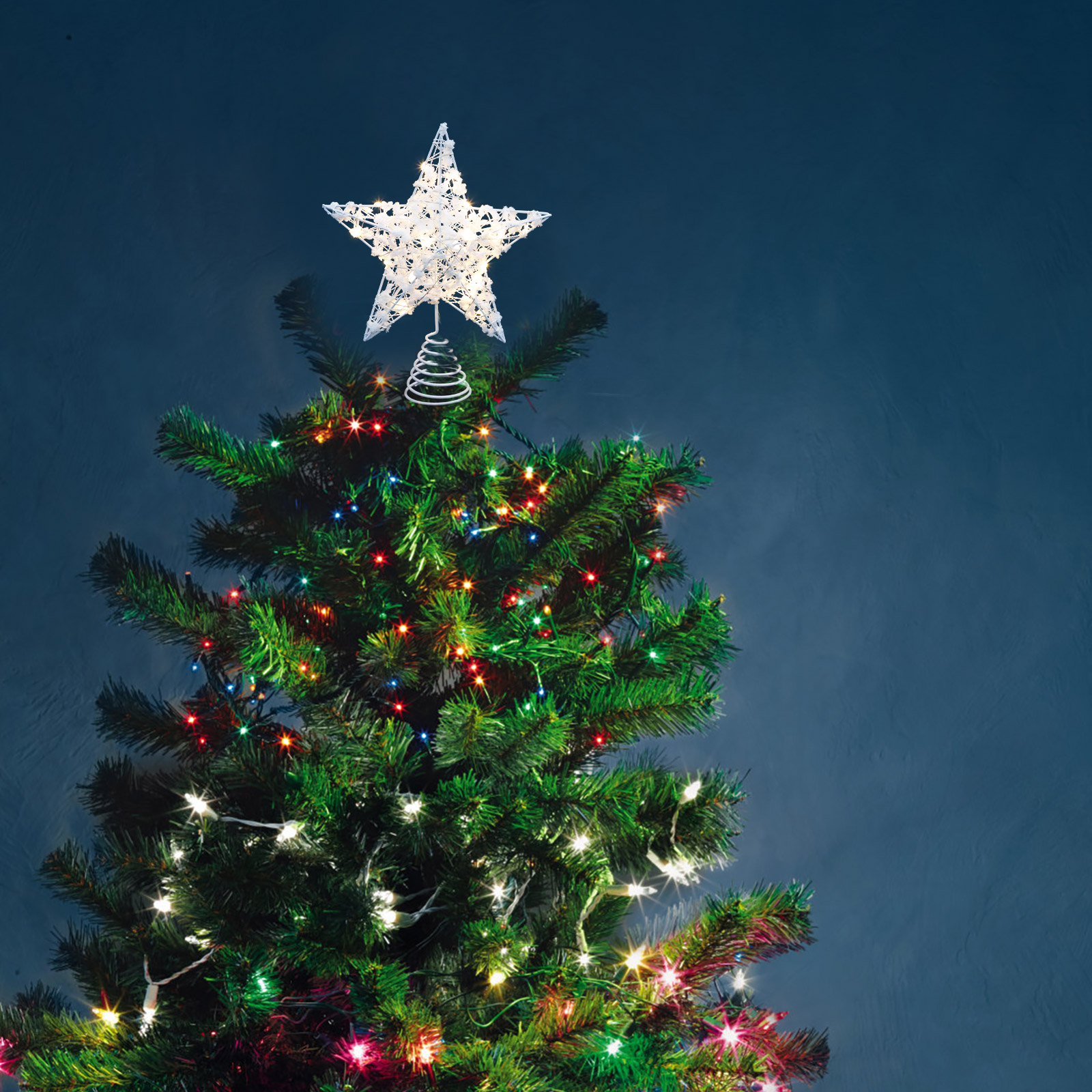 1Pcs Christmas Tree Star Lamp  - Star Tree Topper incelemesi ve fiyatı