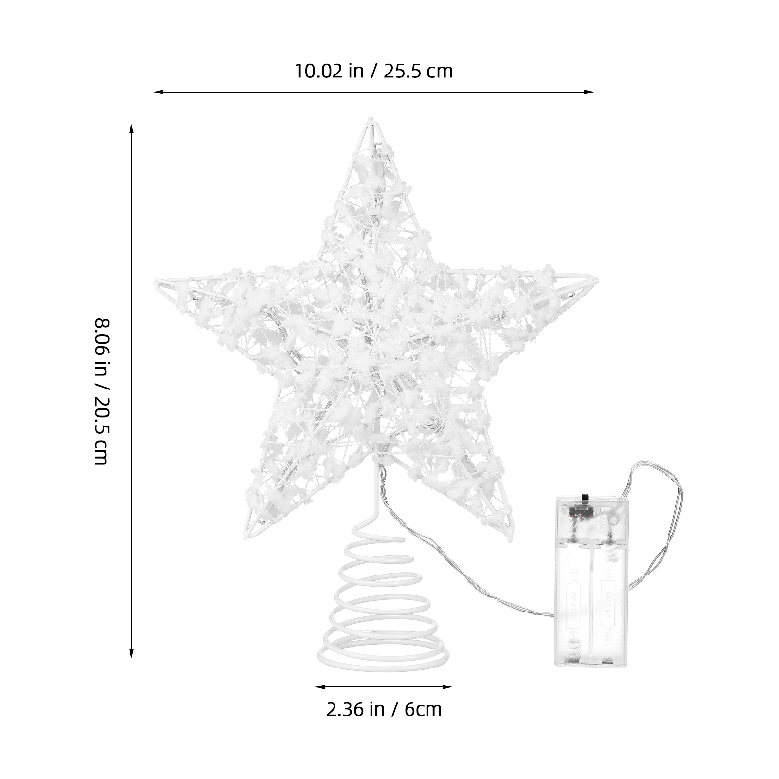 1Pcs Christmas Tree Star Lamp  - Star Tree Topper incelemesi ve fiyatı