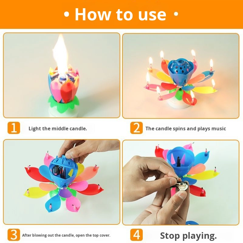 Romantic Happy Birthday Musica - Holiday Candle Set incelemesi ve fiyatı