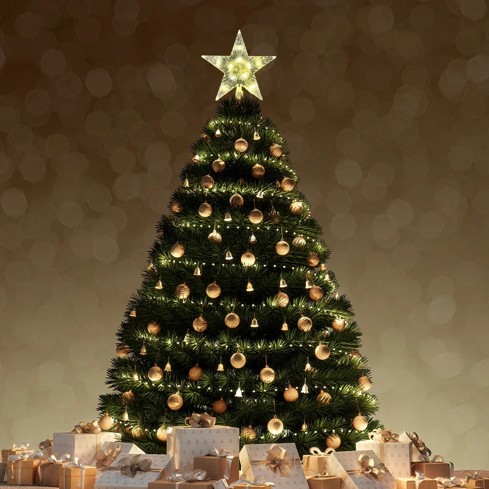 15CM LED Christmas Tree Orname - Star Tree Topper incelemesi ve fiyatı