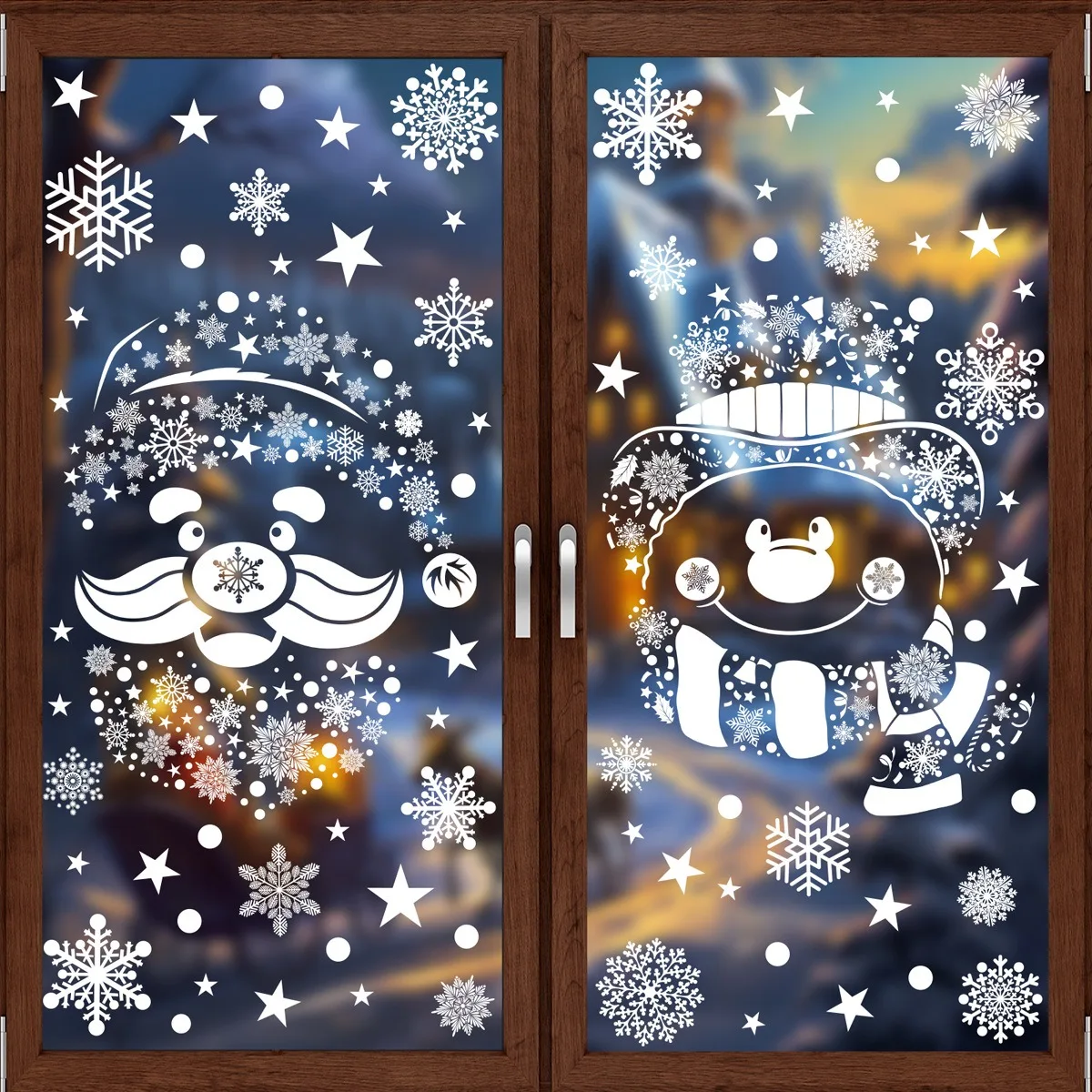 Christmas Wall Sticker Snowfla - Snowflake Window Decal incelemesi ve fiyatı
