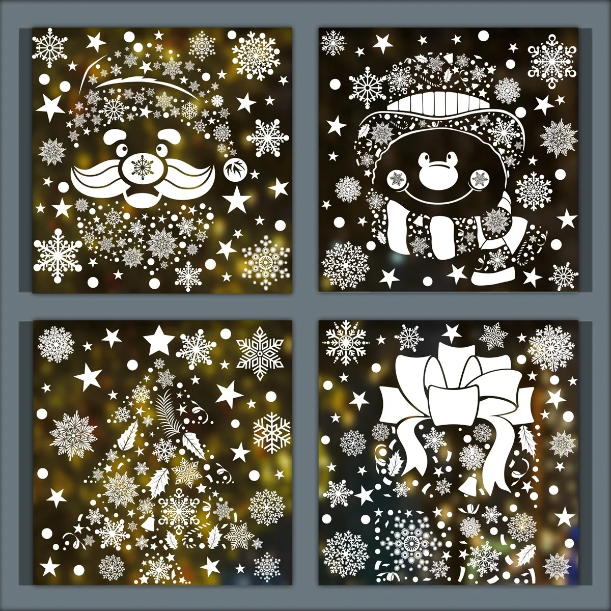 Christmas Wall Sticker Snowfla - Snowflake Window Decal incelemesi ve fiyatı