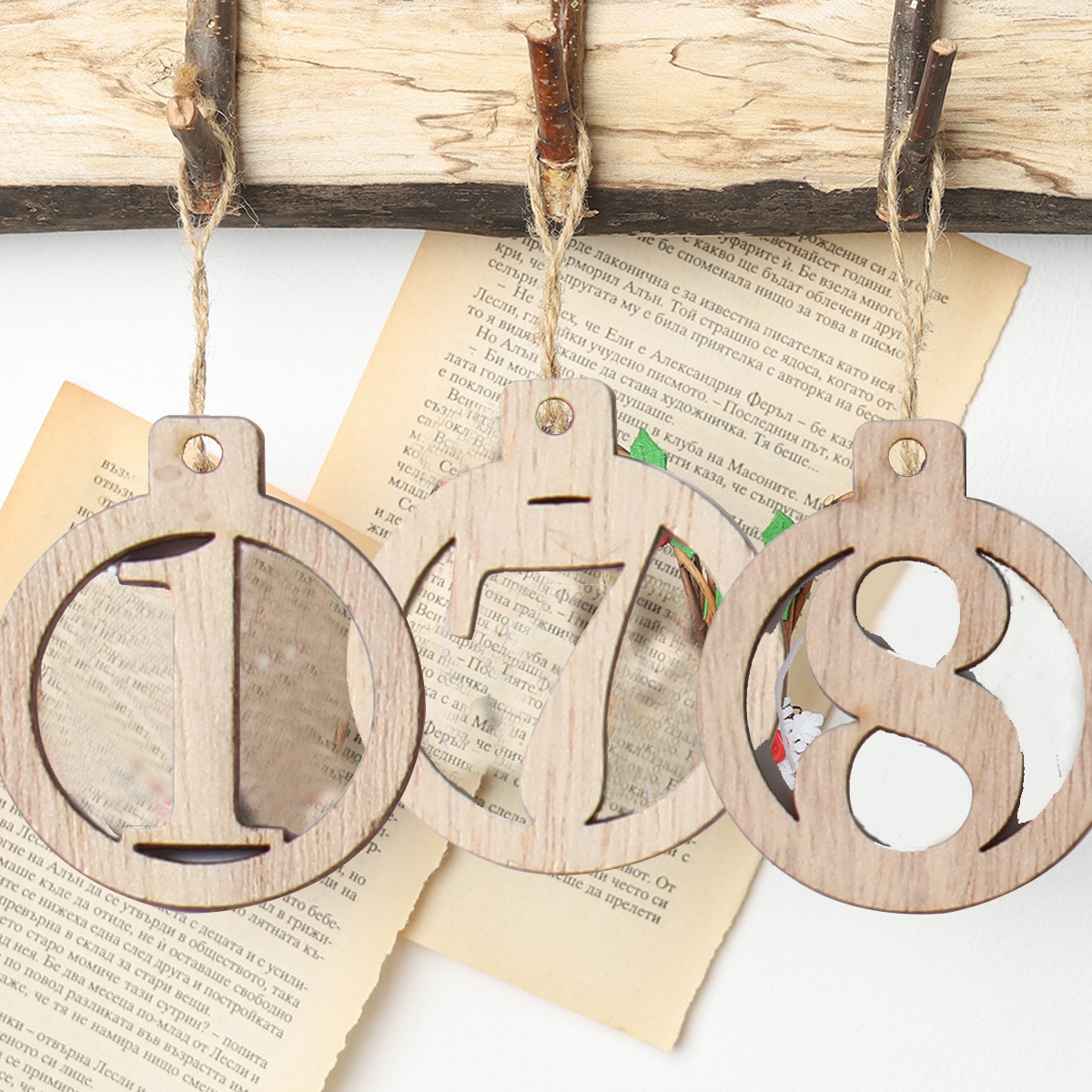 Number 1-25 Digital Wooden Chr - Advent Calendar Gift incelemesi ve fiyatı