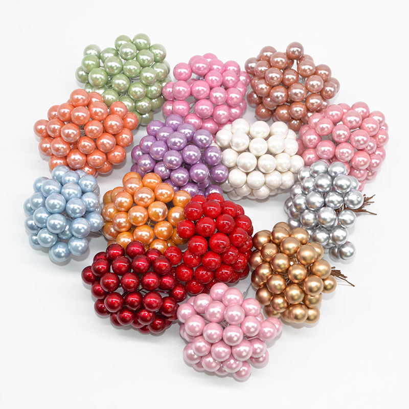 100/200pcs Pearl Stamens Mini  - Christmas Wreath Fake incelemesi ve fiyatı