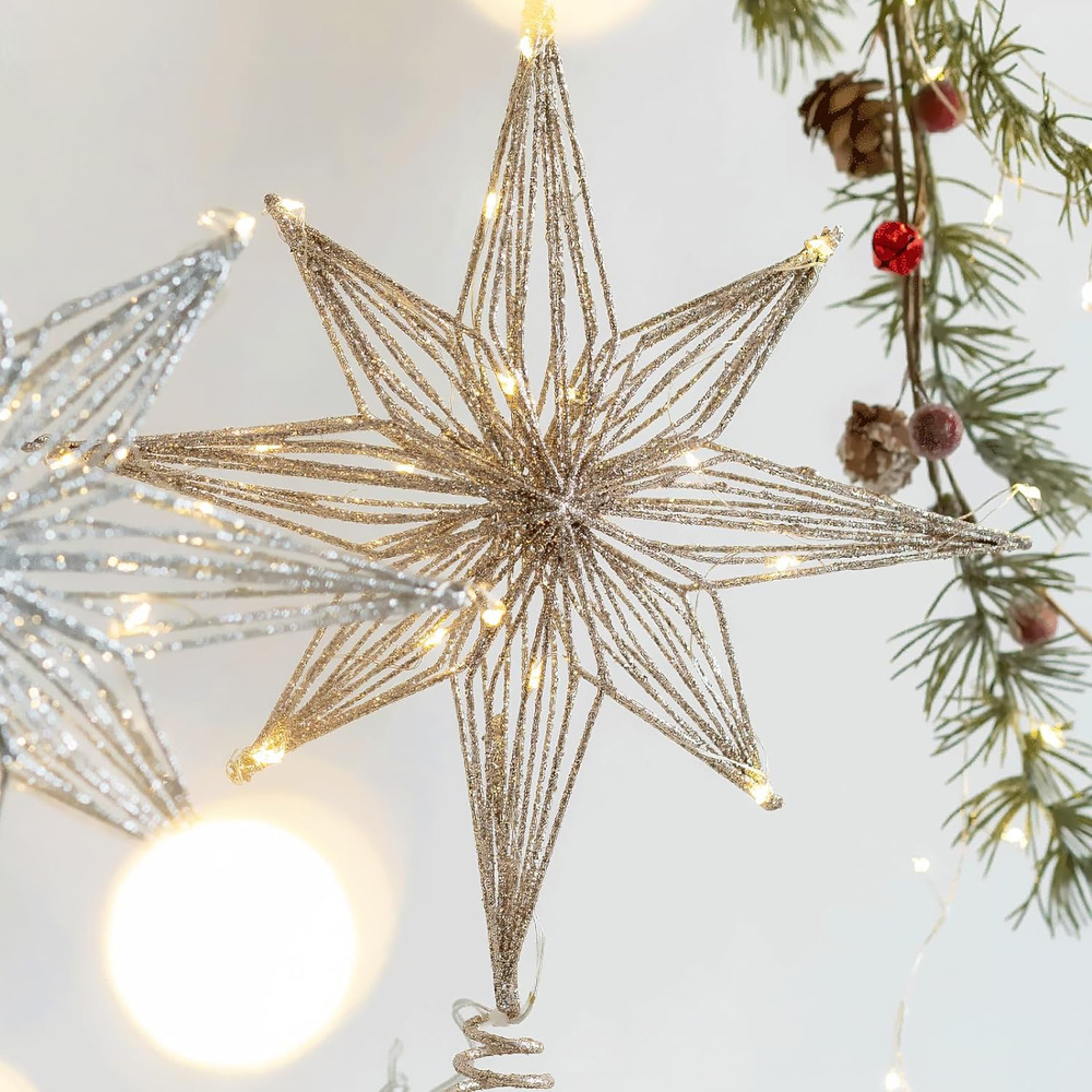 30cm Led Star Christmas Tree T - Star Tree Topper incelemesi ve fiyatı