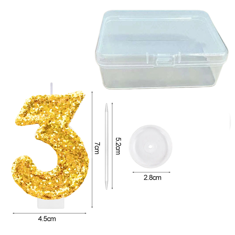 Digital Birthday Candle Gold C - Holiday Candle Set incelemesi ve fiyatı