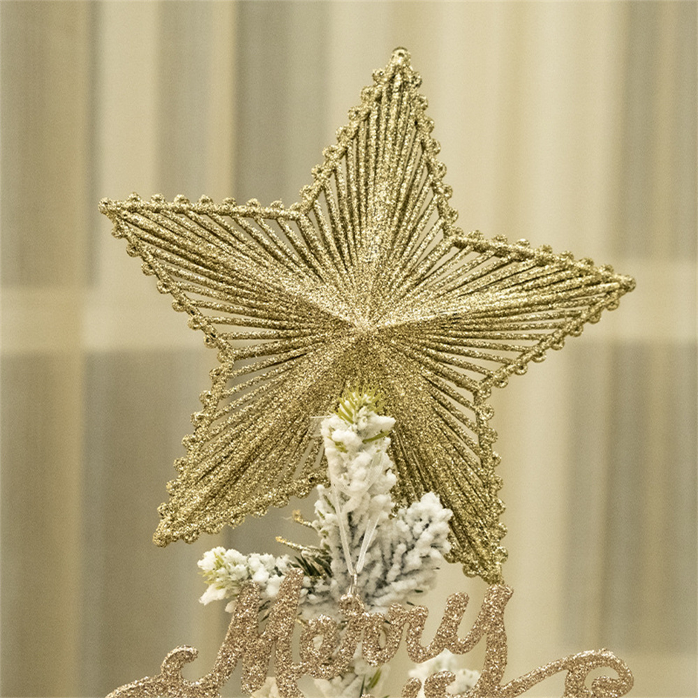 Gold Glitter Christmas Tree To - Star Tree Topper incelemesi ve fiyatı