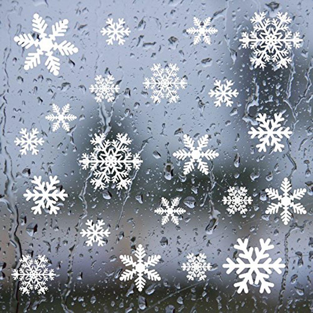 27/38PCS Gift Xmas  Festival S - Snowflake Window Decal incelemesi ve fiyatı