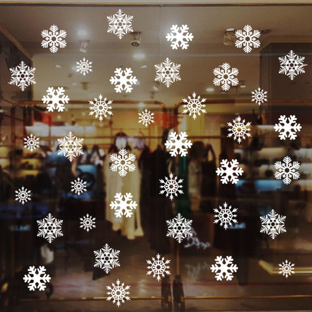 27/38PCS Gift Xmas  Festival S - Snowflake Window Decal incelemesi ve fiyatı