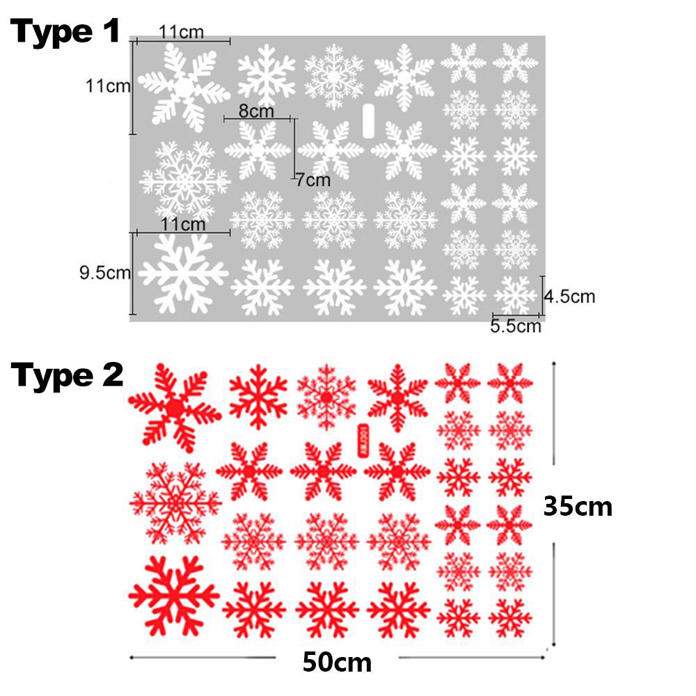 27/38PCS Gift Xmas  Festival S - Snowflake Window Decal incelemesi ve fiyatı