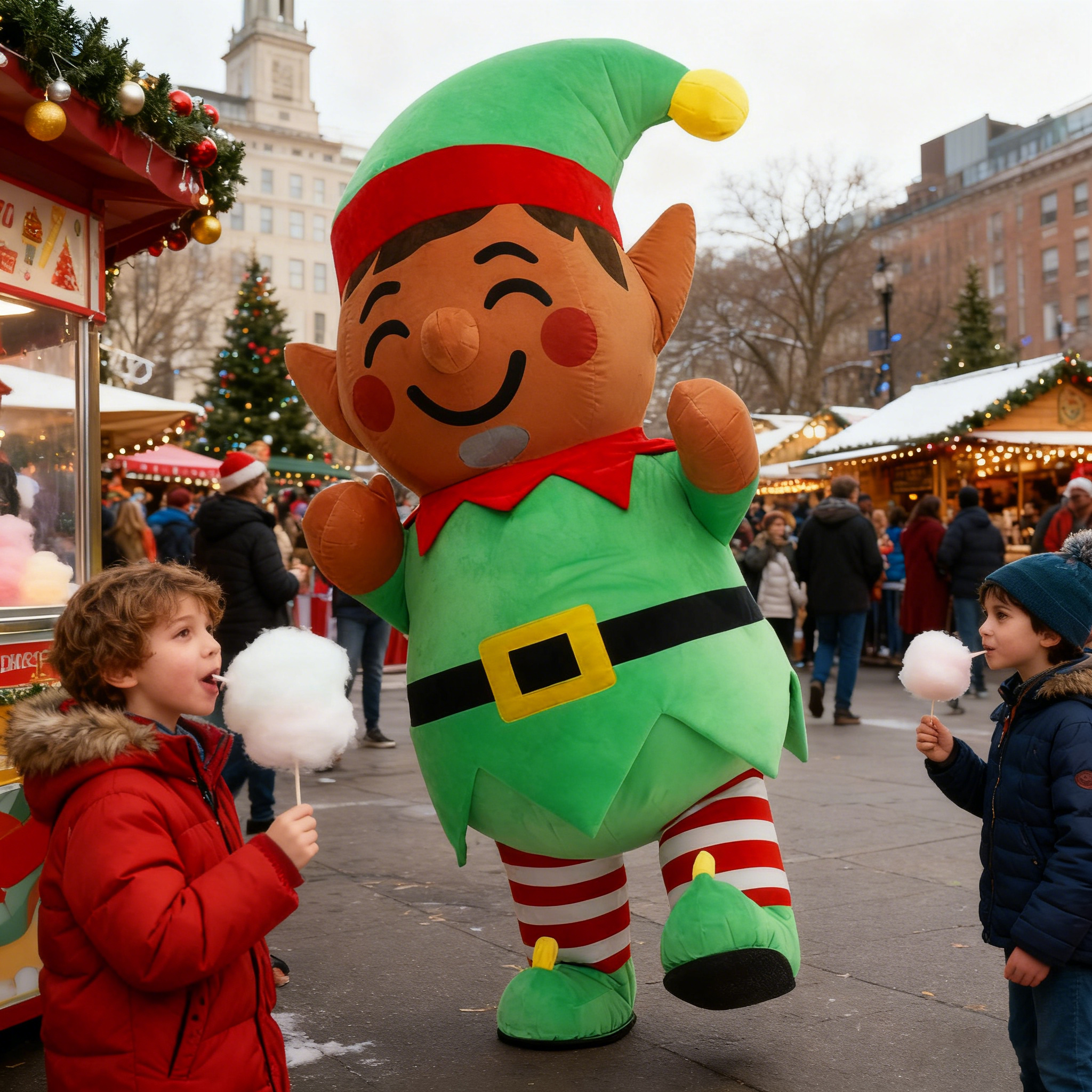 Inflatable Christmas Elf Plush - Elf Costume Christmas incelemesi ve fiyatı