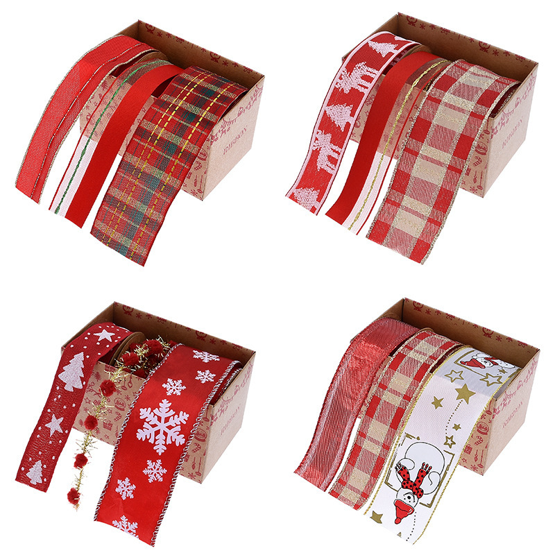 Christmas Ribbon Set Boxed Gif - Gift Box Wrap Set incelemesi ve fiyatı