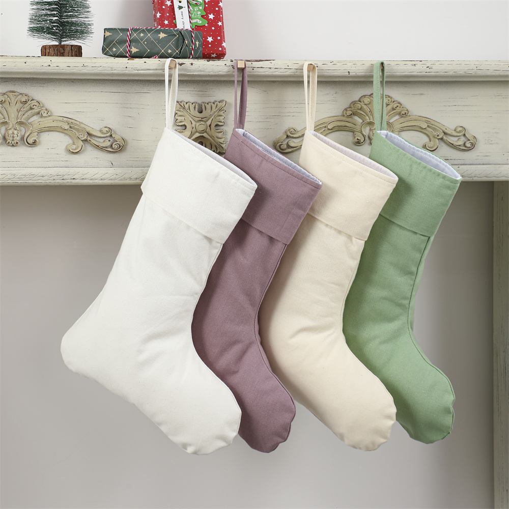 Linen Christmas Stocking Xmas  - Christmas Stocking Hanging incelemesi ve fiyatı