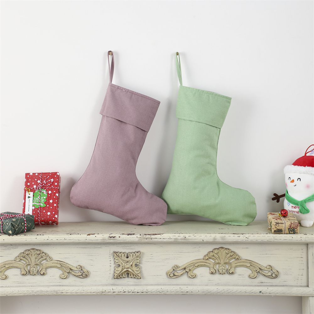 Linen Christmas Stocking Xmas  - Christmas Stocking Hanging incelemesi ve fiyatı