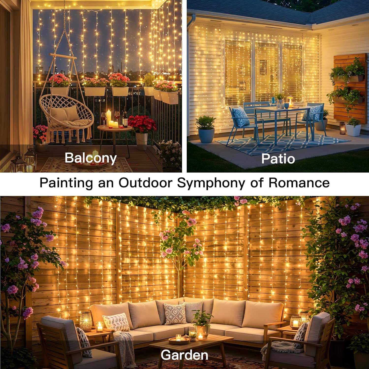 Curtain Lights For Bedroom 200 - Christmas Lights Outdoor incelemesi ve fiyatı