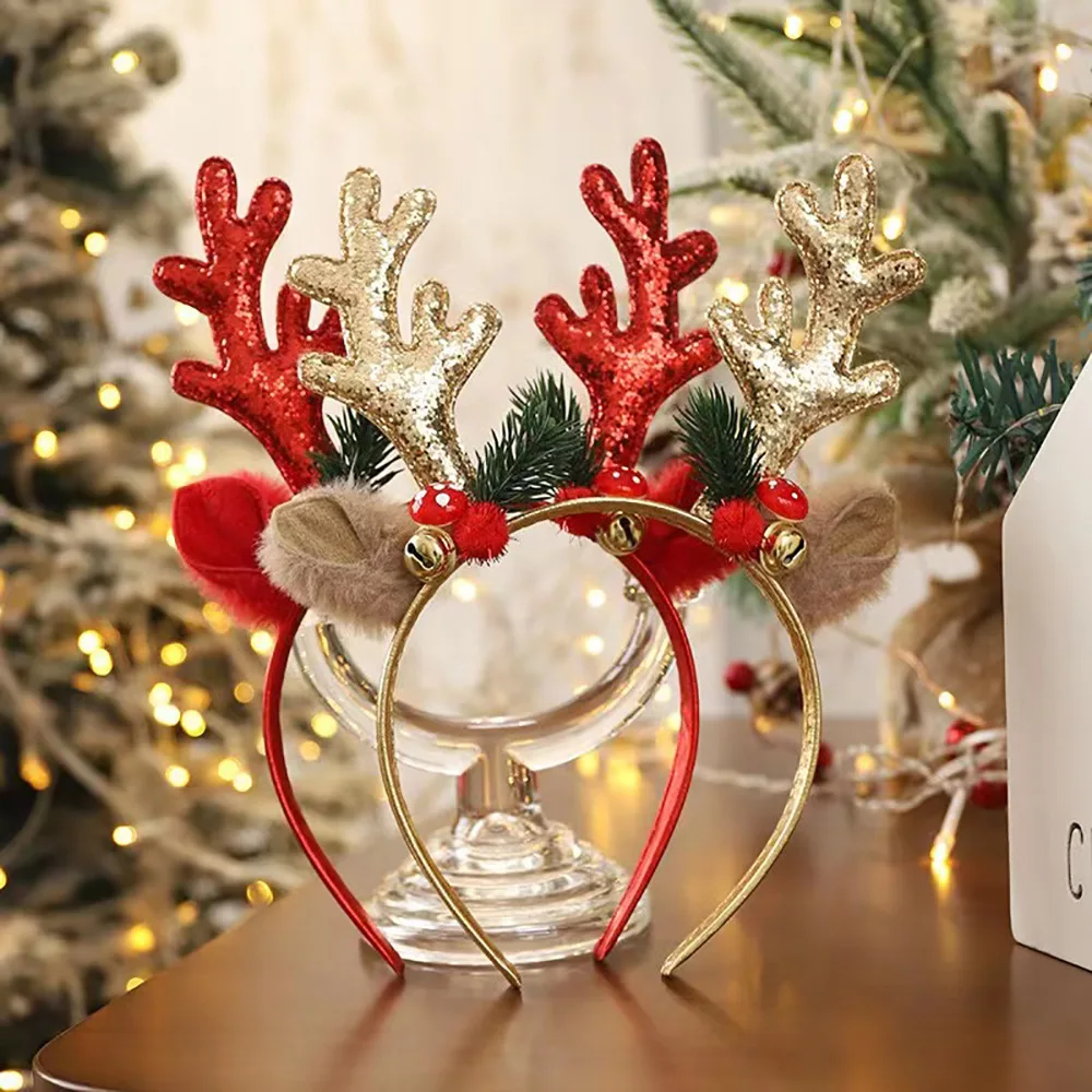 ！Christmas Glitter Deer Antler - Reindeer Antlers Headband incelemesi ve fiyatı