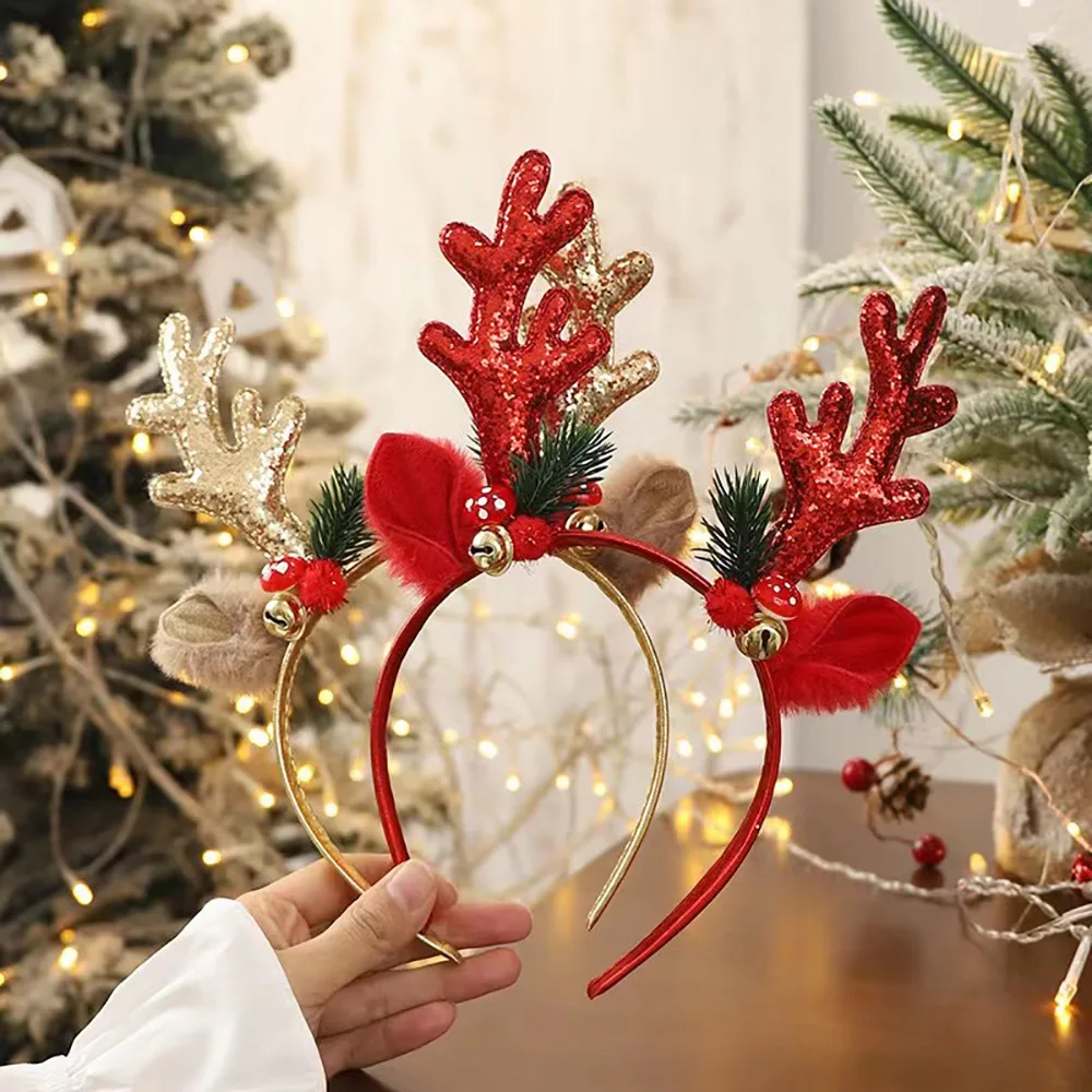 ！Christmas Glitter Deer Antler - Reindeer Antlers Headband incelemesi ve fiyatı