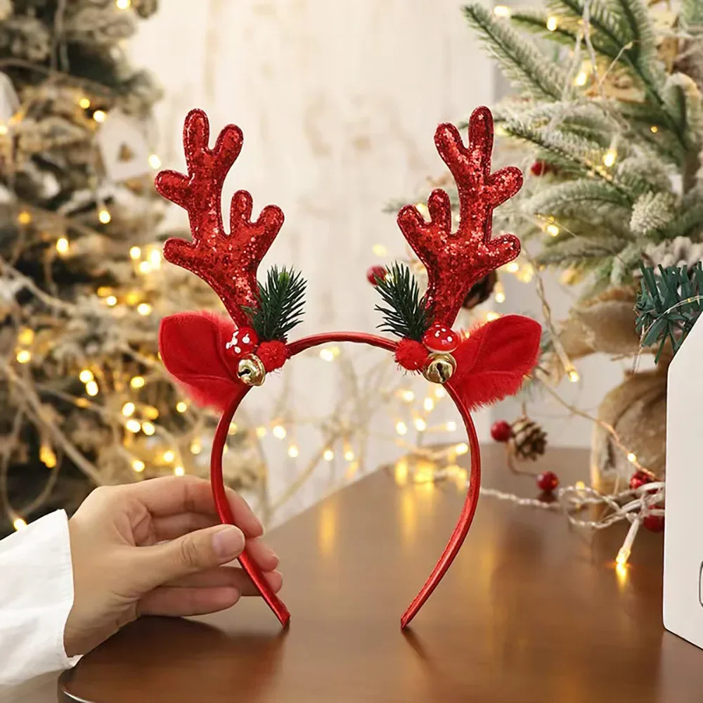 ！Christmas Glitter Deer Antler - Reindeer Antlers Headband incelemesi ve fiyatı