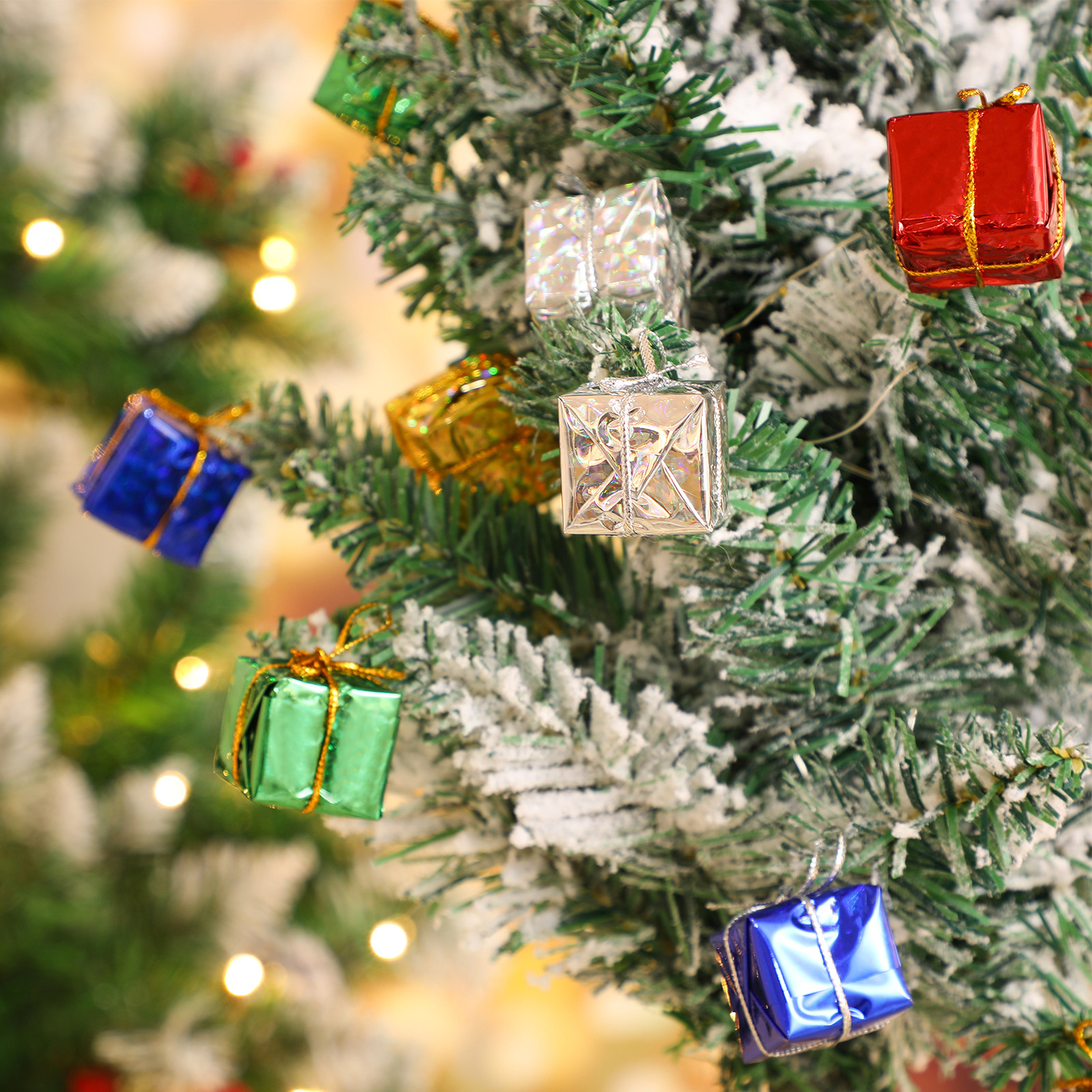 24Pcs Christmas Tree Hanging D - Gift Box Wrap Set incelemesi ve fiyatı