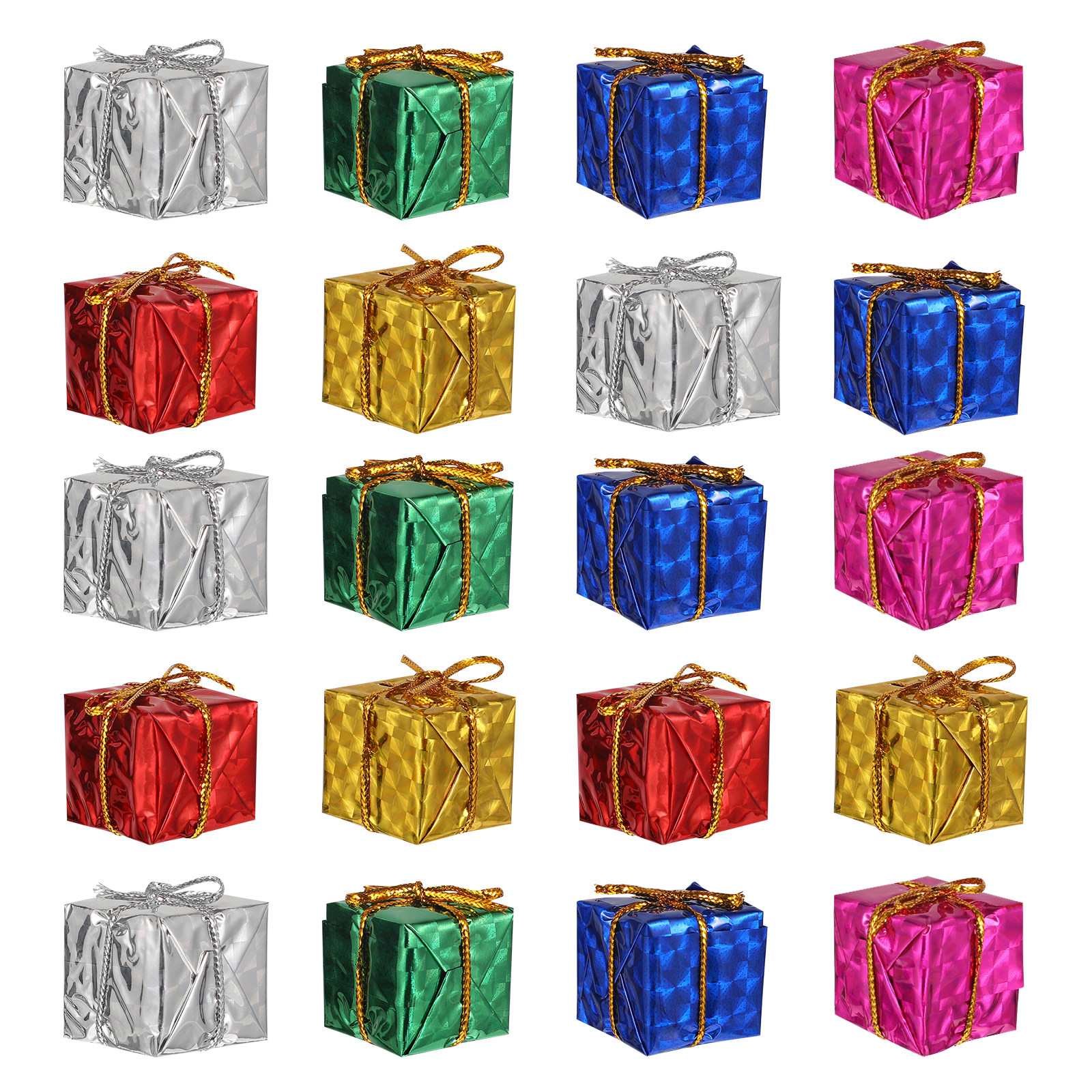 24Pcs Christmas Tree Hanging D - Gift Box Wrap Set incelemesi ve fiyatı