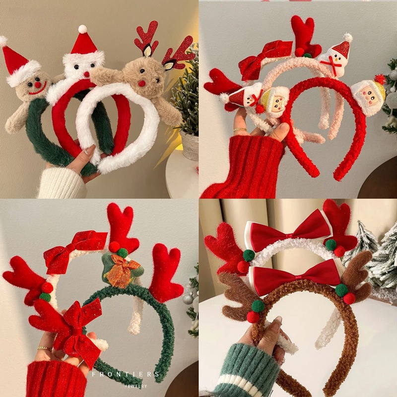 Christmas Santa Cute Bear Plus - Reindeer Antlers Headband incelemesi ve fiyatı