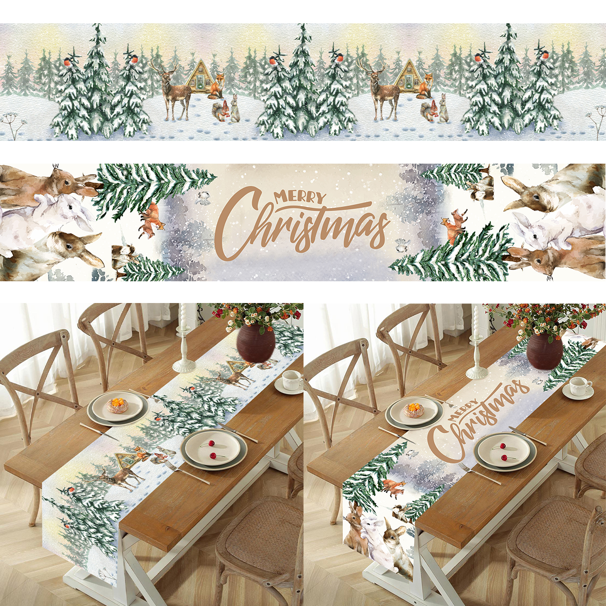 Christmas Table Runner Merry C - Christmas Table Runner incelemesi ve fiyatı