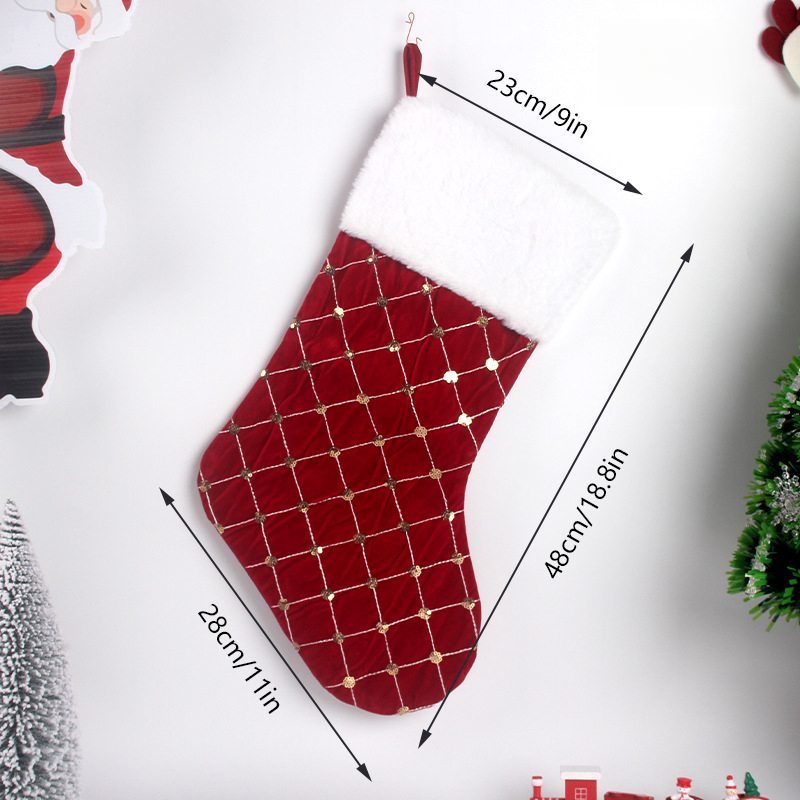 Christmas Stocking Soft Faux F - Christmas Stocking Hanging incelemesi ve fiyatı