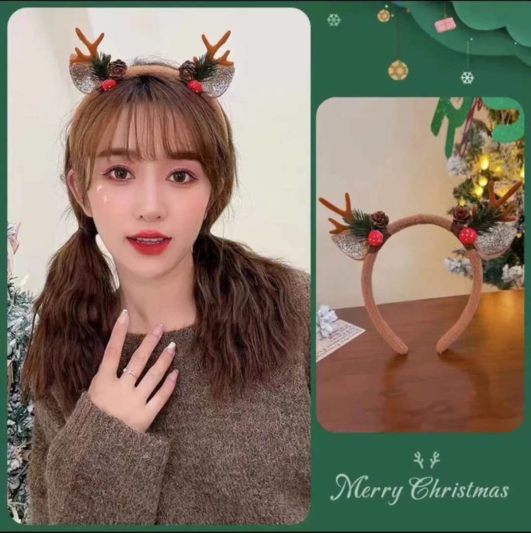 Christmas Headband Reindeer An - Reindeer Antlers Headband incelemesi ve fiyatı