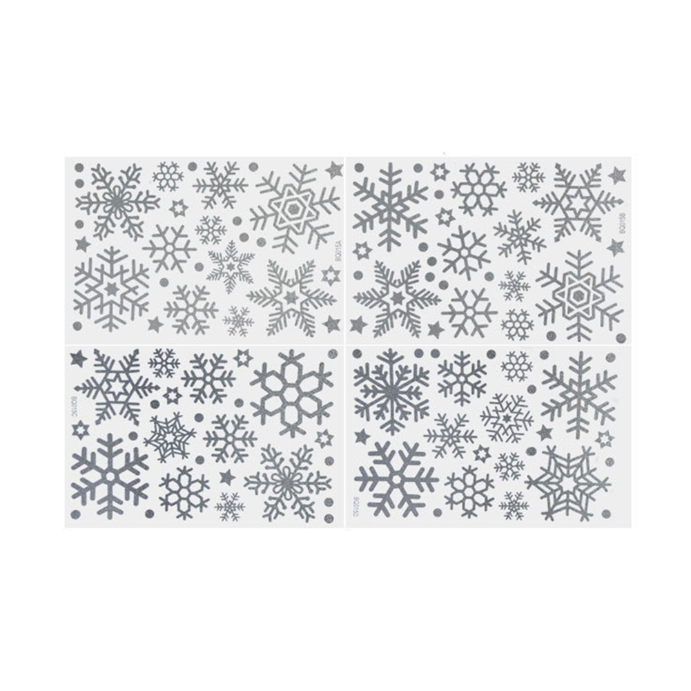 4pcs Christmas Snowflake Windo - Snowflake Window Decal incelemesi ve fiyatı