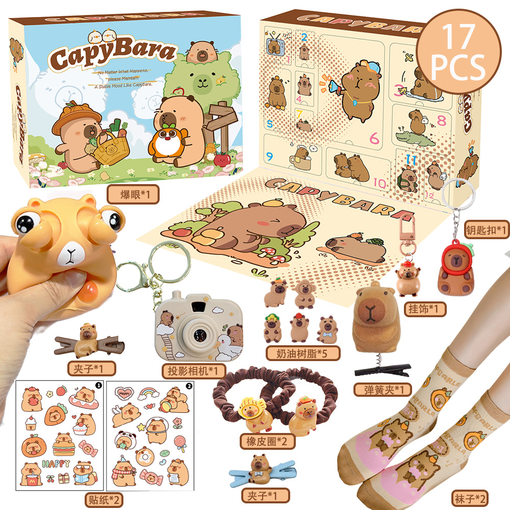 New Capybara Theme Christmas A - Advent Calendar Gift incelemesi ve fiyatı