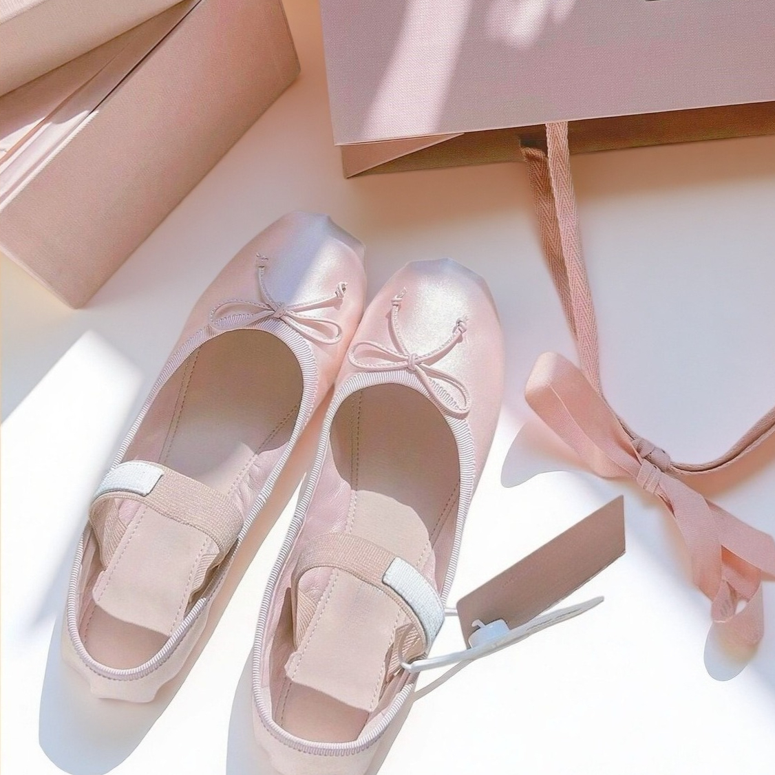 26SS Luxury Ballet Flats, Wome - Ribbon Bow Gift incelemesi ve fiyatı