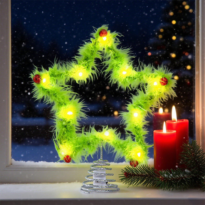Plush Five-pointed Star Twisty - Star Tree Topper incelemesi ve fiyatı