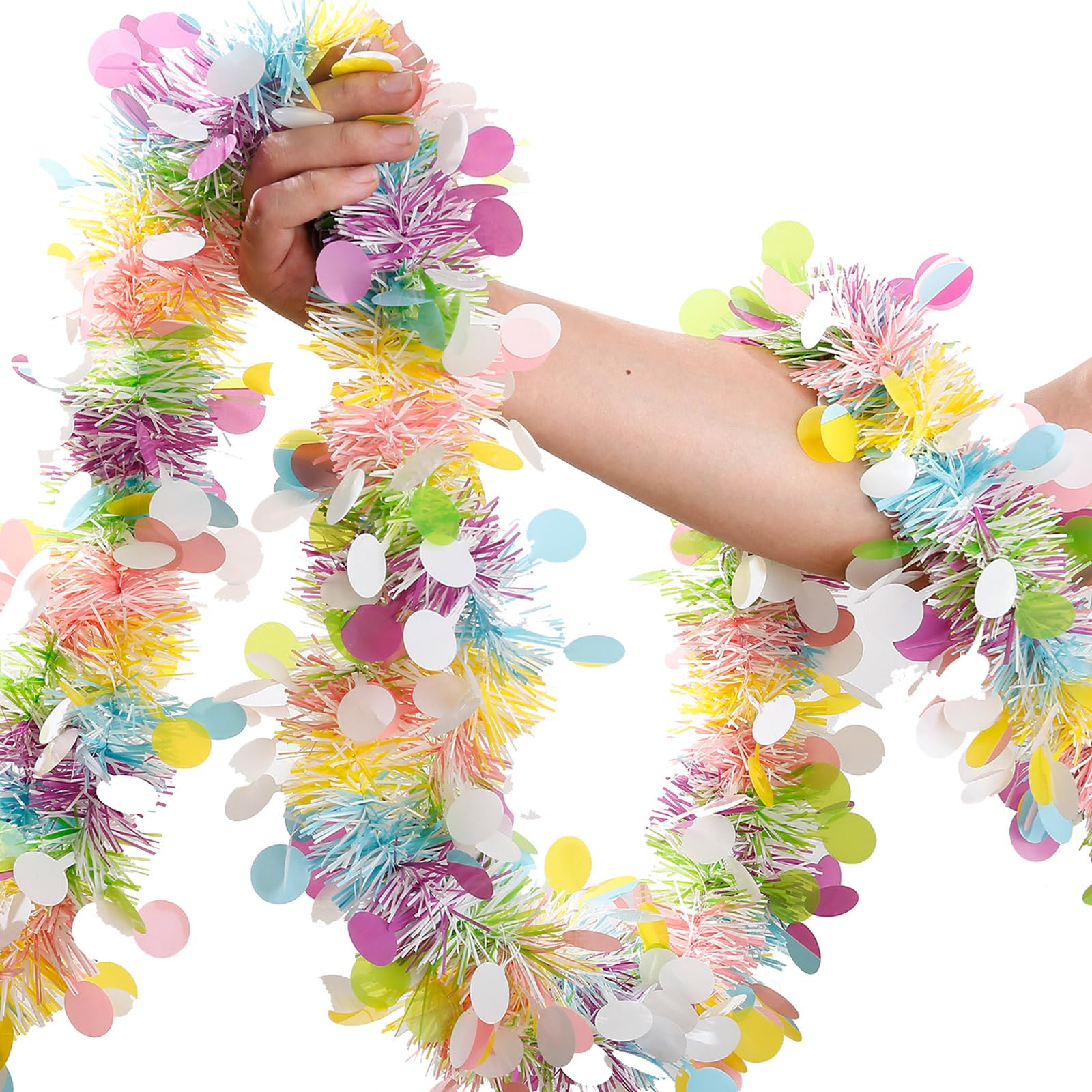 Easter Garland Decor 2PCS Glit - Tinsel Garland Decoration incelemesi ve fiyatı