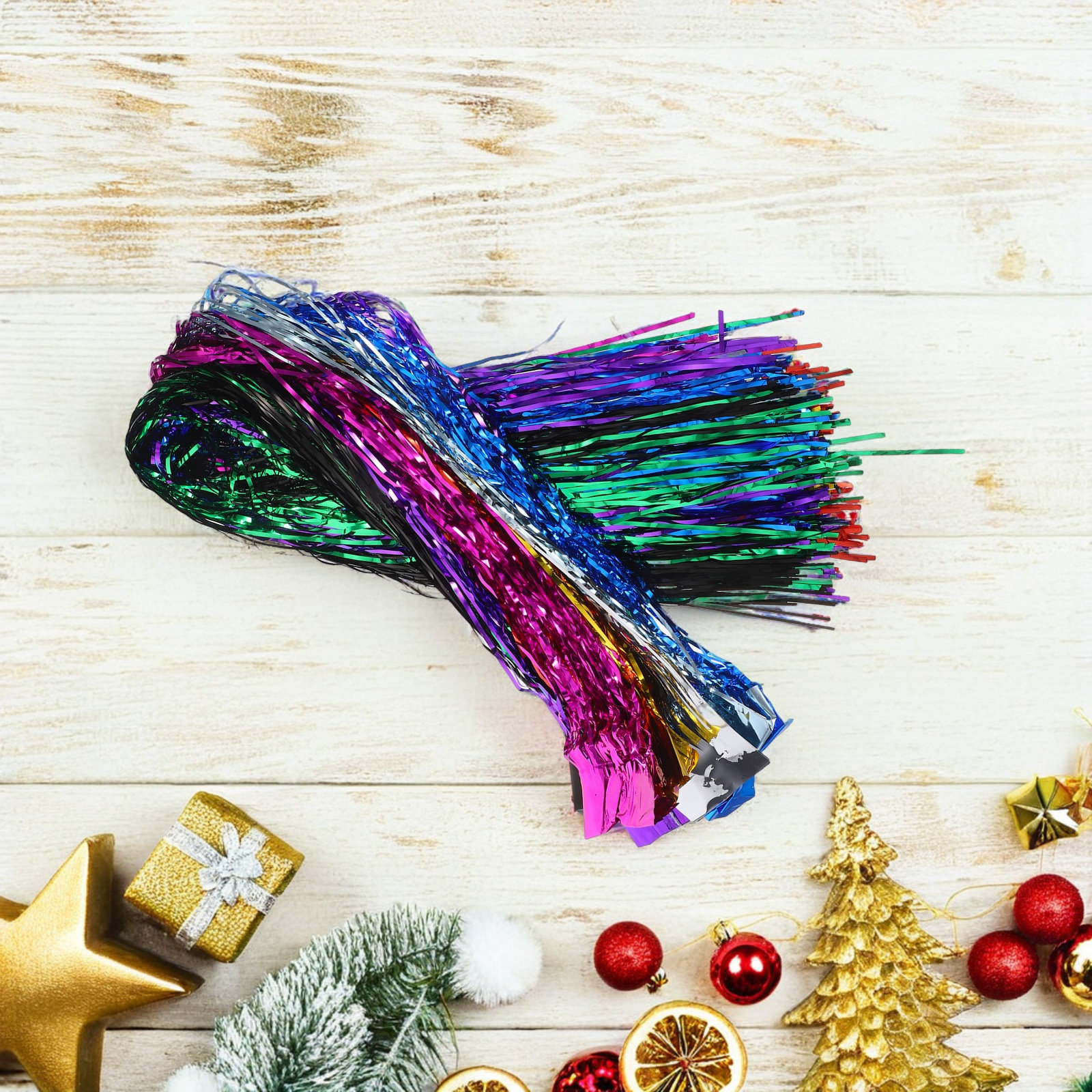 1Pack Christmas Tree Tinsel Ga - Tinsel Garland Decoration incelemesi ve fiyatı