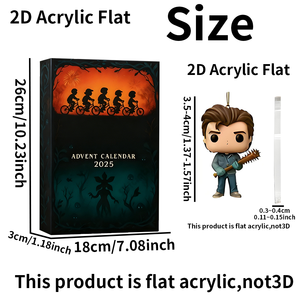 HOT Christmas 2d Acrylic Ornam - Advent Calendar Gift incelemesi ve fiyatı