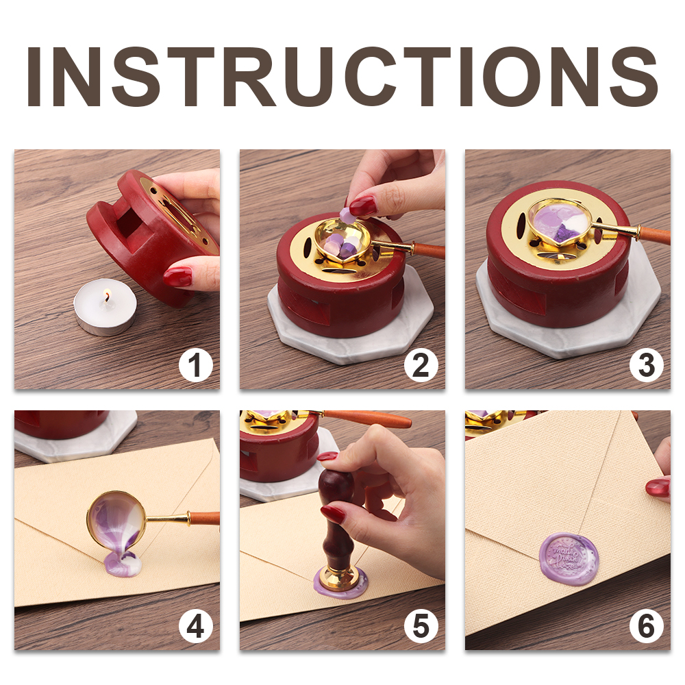 Vintage Wax Sealing Box Set Be - Gift Box Wrap Set incelemesi ve fiyatı