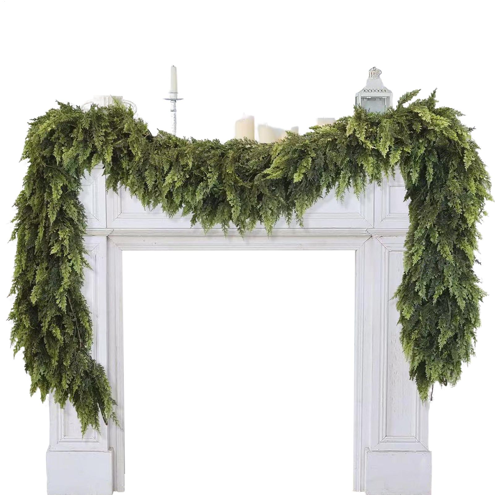 Christmas Garlands Artificial  - Christmas Wreath Fake incelemesi ve fiyatı