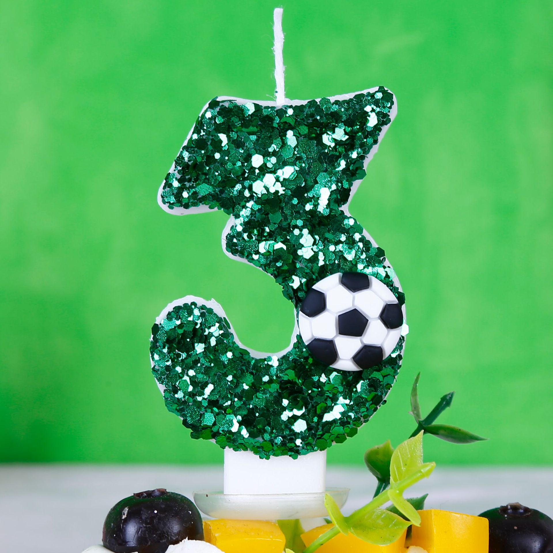 Boy Series 3D Green Football B - Holiday Candle Set incelemesi ve fiyatı