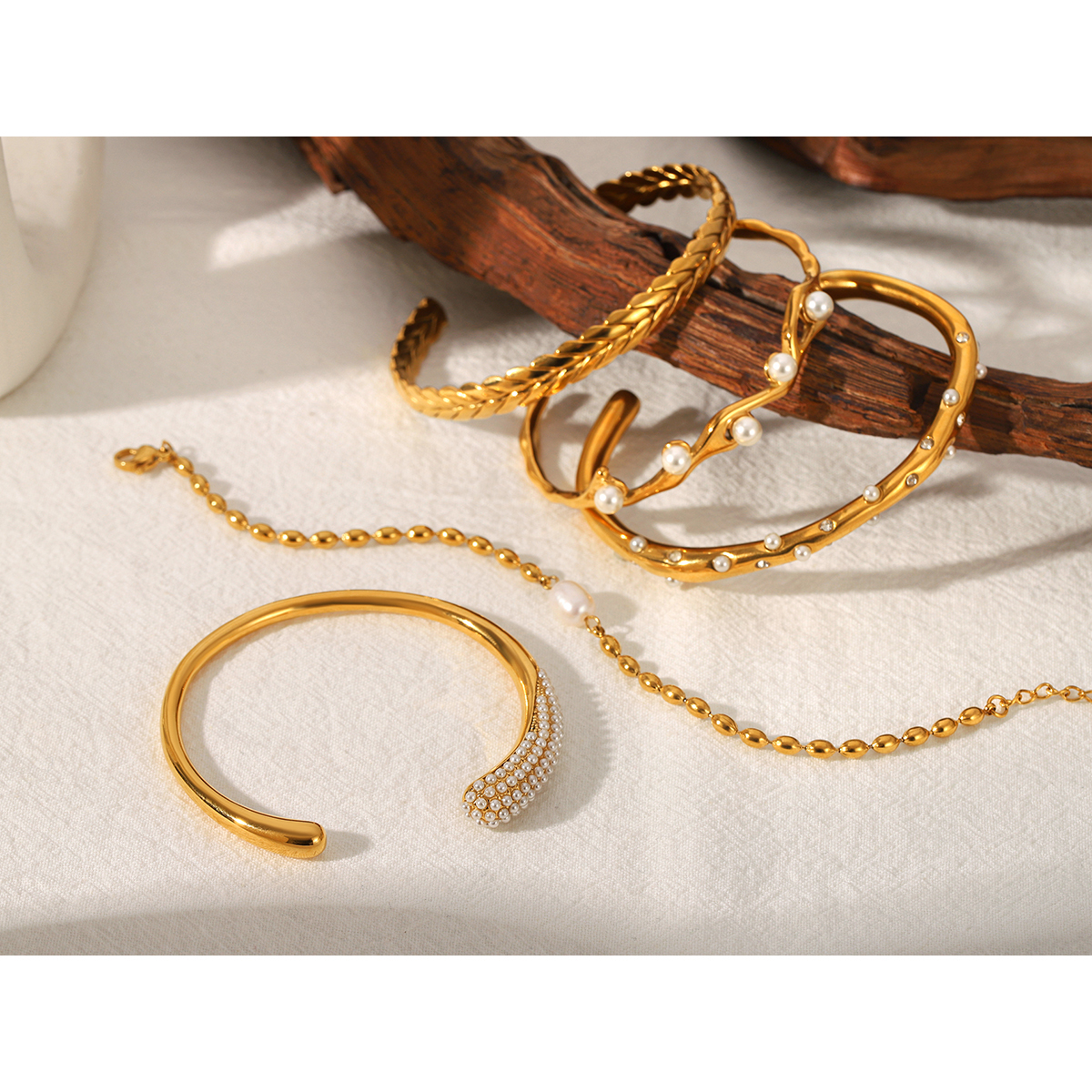 18K Gold Plated Stainless Stee - Gift Box Wrap Set incelemesi ve fiyatı
