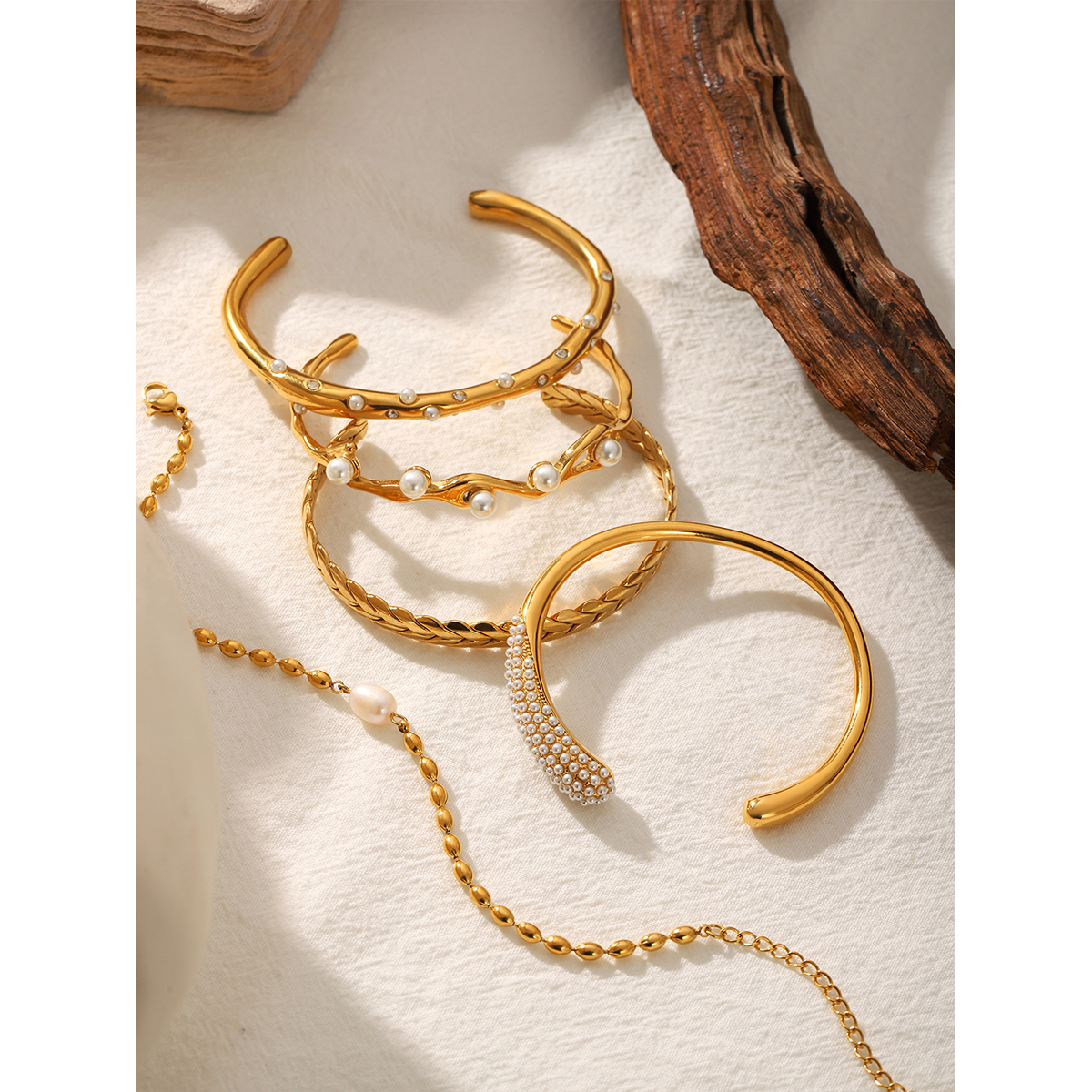 18K Gold Plated Stainless Stee - Gift Box Wrap Set incelemesi ve fiyatı