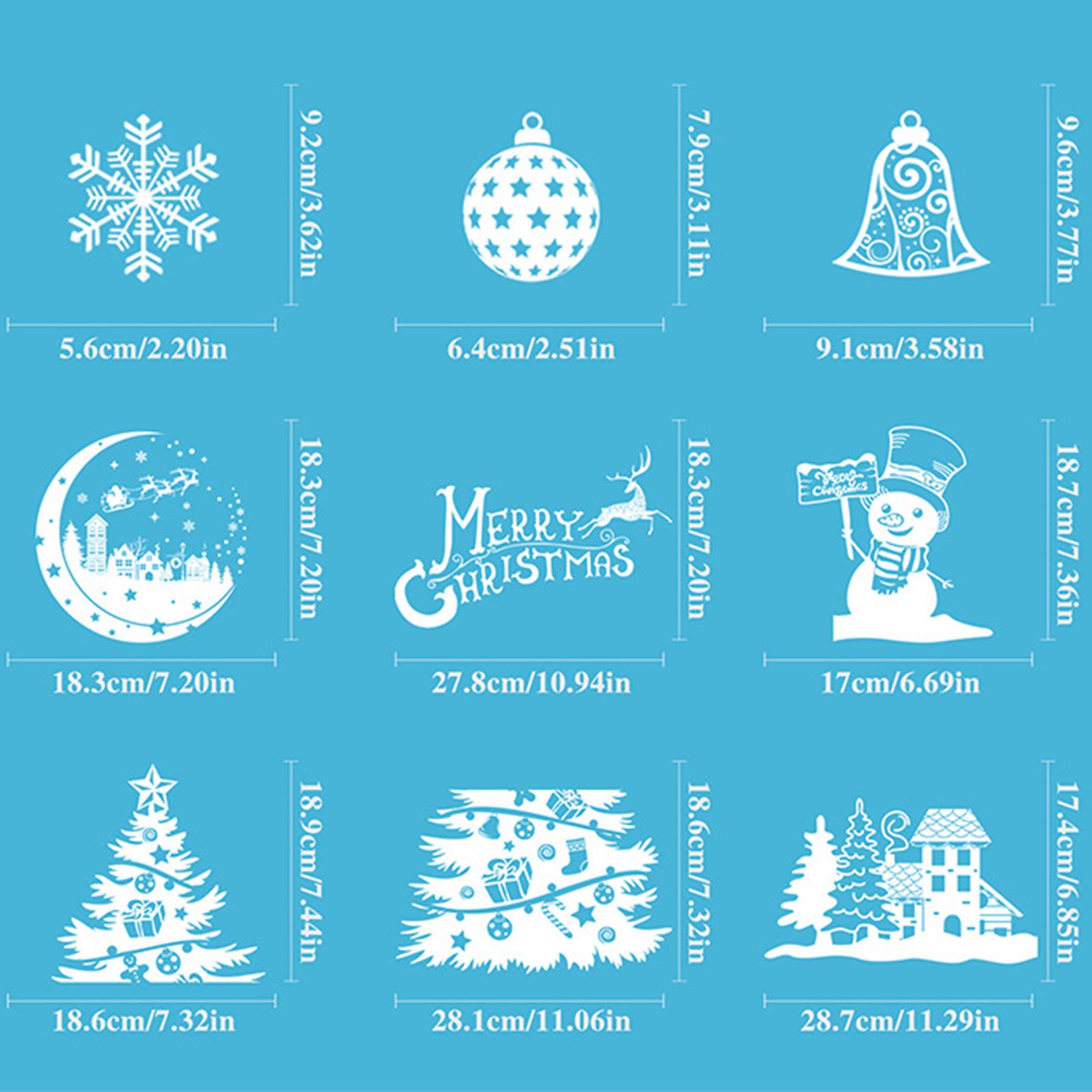 Christmas Decoration Window St - Snowflake Window Decal incelemesi ve fiyatı