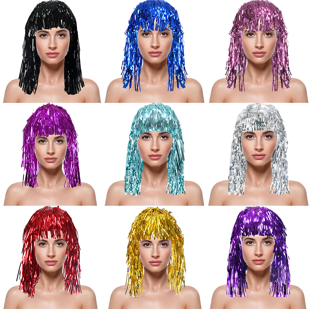 Cosplay Disco Wig Foil Tinsel  - Tinsel Garland Decoration incelemesi ve fiyatı