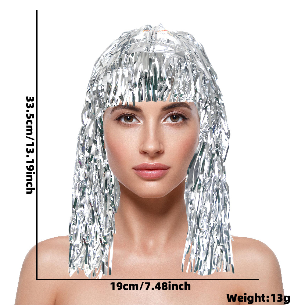 Cosplay Disco Wig Foil Tinsel  - Tinsel Garland Decoration incelemesi ve fiyatı