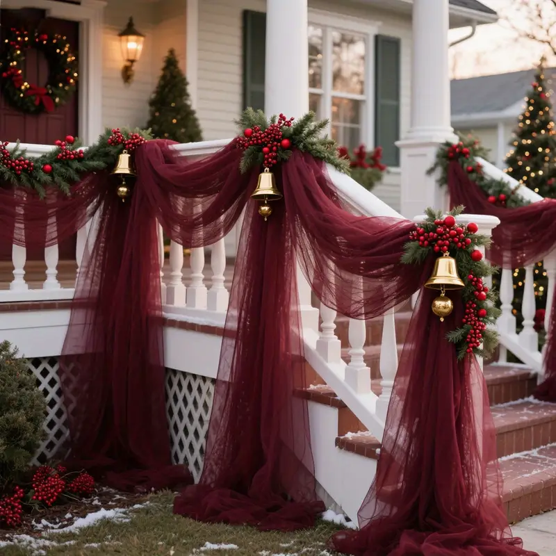 DIY Decoration Tulle Arch Drap - Christmas Table Runner incelemesi ve fiyatı