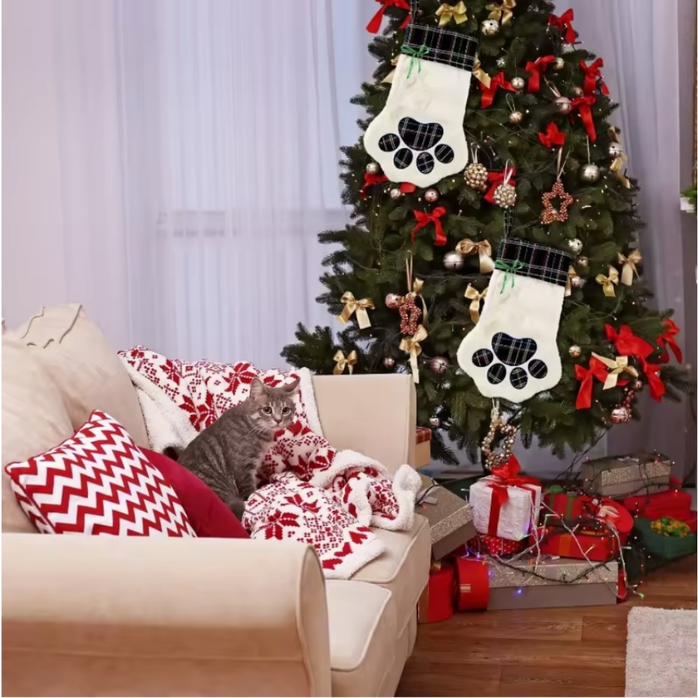 Christmas Socks New Year Decor - Christmas Stocking Hanging incelemesi ve fiyatı