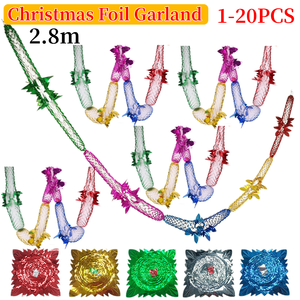 Christmas Foil Garland Ceiling - Tinsel Garland Decoration incelemesi ve fiyatı